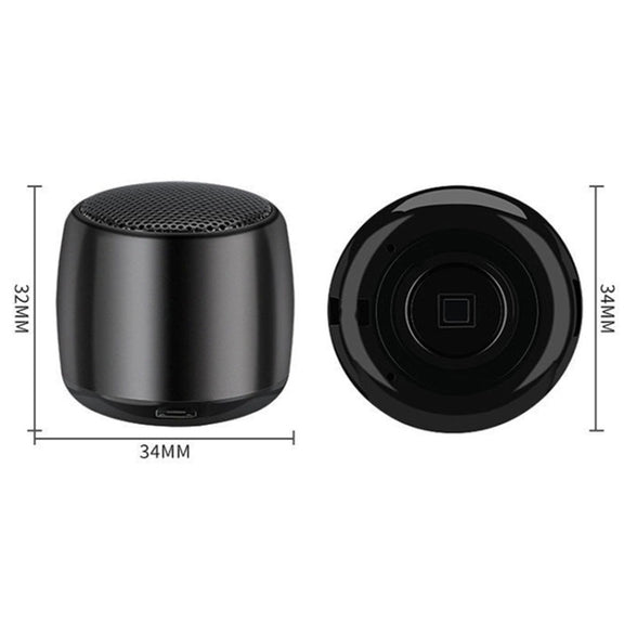 Small TWS Couplet Wireless Bluetooth Speaker Mini Smart Noise Reduction Water-resistant Speaker(Blue)