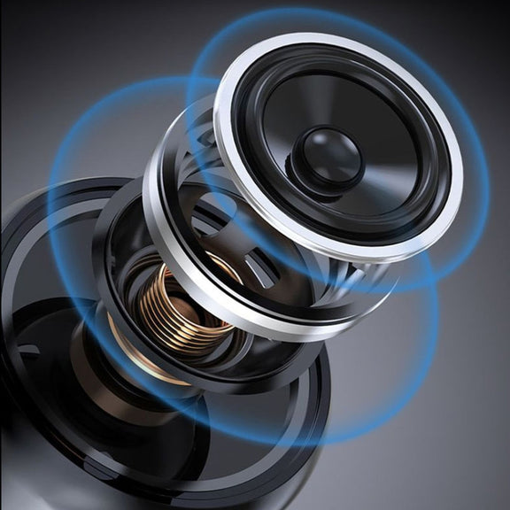 Small TWS Couplet Wireless Bluetooth Speaker Mini Smart Noise Reduction Water-resistant Speaker(Silver Gray)