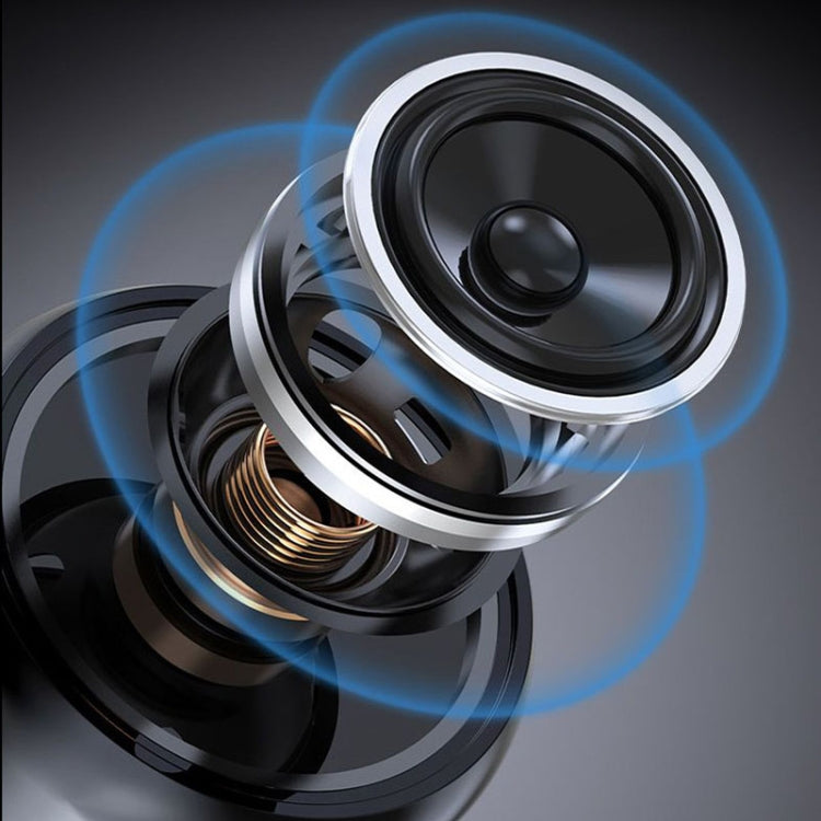 Small TWS Couplet Wireless Bluetooth Speaker Mini Smart Noise Reduction Water-resistant Speaker(Silver Gray)