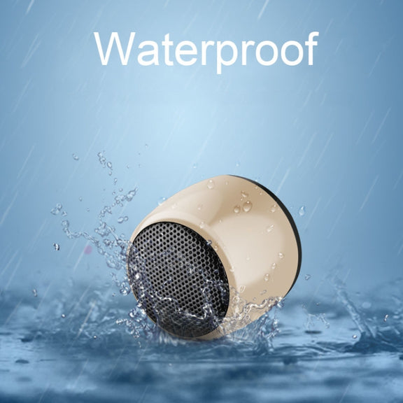 Small TWS Couplet Wireless Bluetooth Speaker Mini Smart Noise Reduction Water-resistant Speaker(Silver Gray)