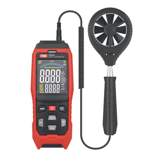 TASI TA642C Portable Digital Wind Speed Meter Air Volume Tester - free shipping - PMC Jewellery - Order now!