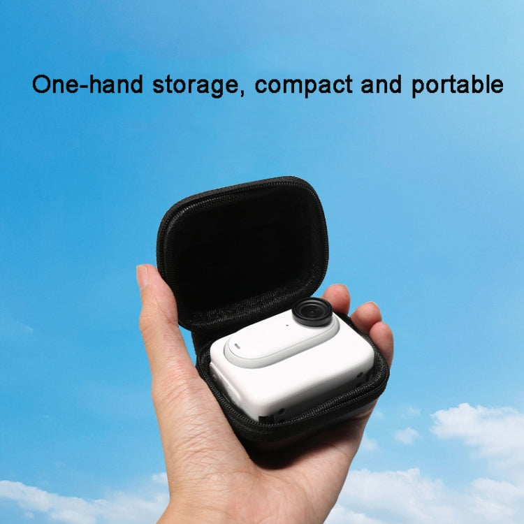 For Insta360 GO 3 Mini Body Bag Portable Storage Bag With Carabiner(Gray)