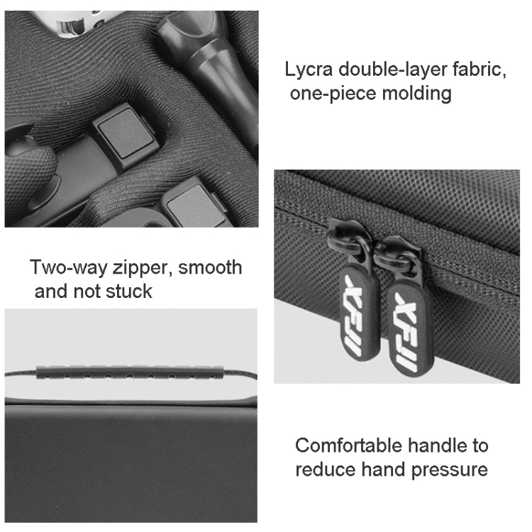 For Insta360 GO 3  XFJI Storage Bag Portable Travel Bag Complete Carrying Case 25.5 x 17.5 x 5.5cm - free shipping - PMC Jewellery - Order now!