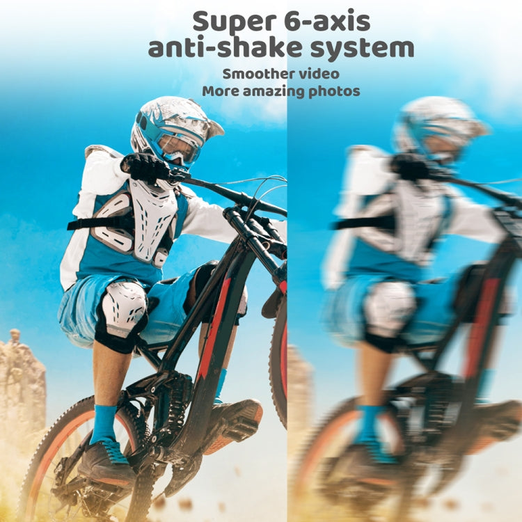 5K/30FPS WIFI HD Anti-Shake Remote Touch Dual-Screen IP68 Waterproof Sports Camera, Style: Camera + 64G Card - Other Camera by PMC TechLife | Online Shopping South Africa | PMC TechLife