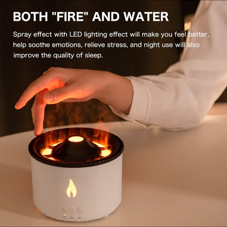 Volcanic Essential Oil Aroma Diffuser Ultrasonic Air Humidifier, Model: Full Split Remote Control(US Plug) - free shipping - PMC TechLife - Order now!
