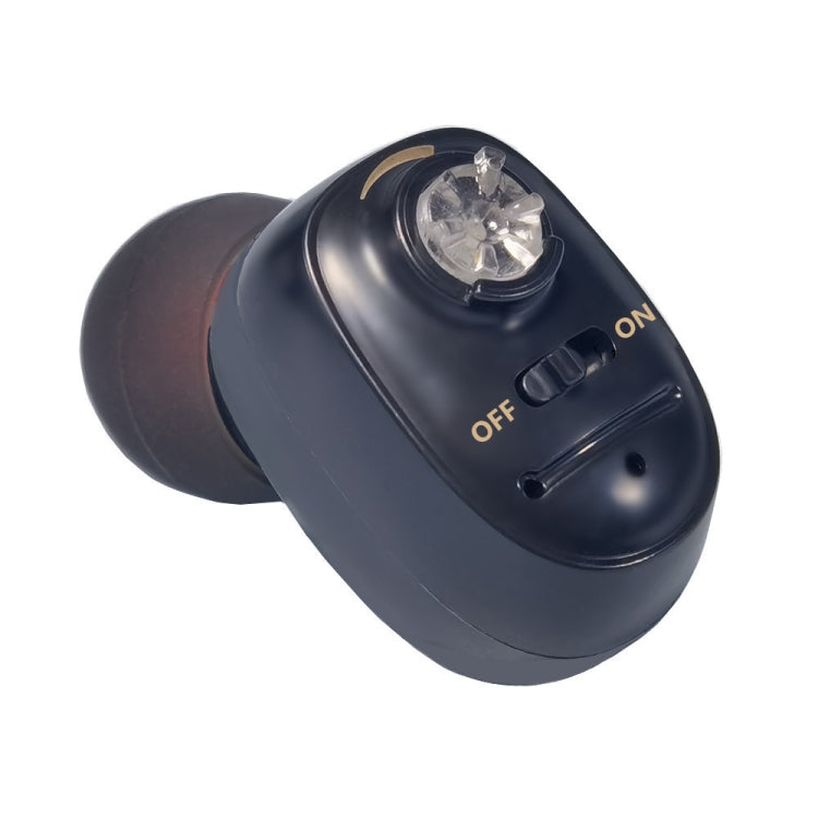 CIC Hearing Aids Rechargeable Invisible Wireless Hearing Aid Sound Amplifier(Black)