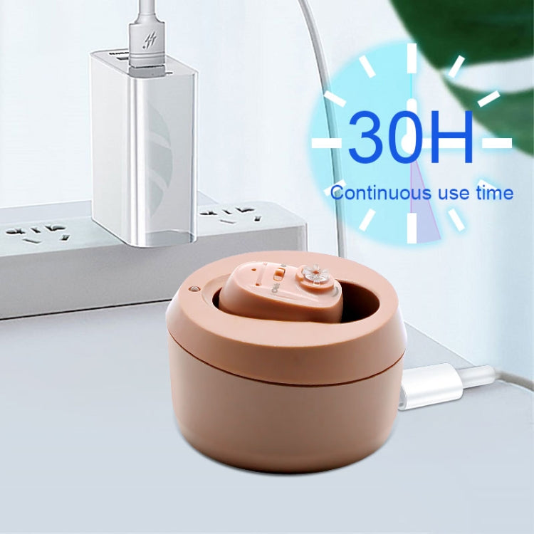 CIC Hearing Aids Rechargeable Invisible Wireless Hearing Aid Sound Amplifier(Black) - Hearing Aids by PMC TechLife | Online Shopping South Africa | PMC TechLife | Buy Now Pay Later Mobicred