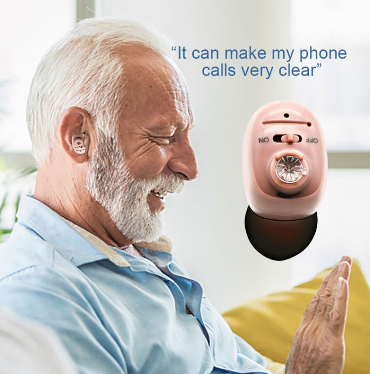 CIC Hearing Aids Rechargeable Invisible Wireless Hearing Aid Sound Amplifier(Black) - Hearing Aids by PMC TechLife | Online Shopping South Africa | PMC TechLife | Buy Now Pay Later Mobicred