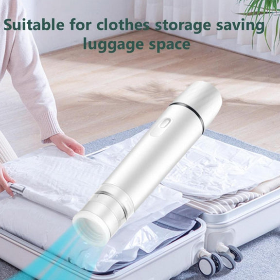 Handheld Vacuum Machine Rechargeable Food Preservation Compression Storage Machine(Black)