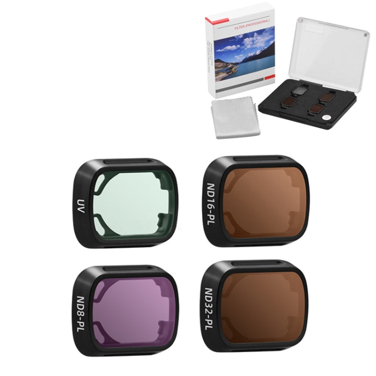 For DJI MINI3/MINI 3PRO BRDRC Filter Protective Glass, Style: 4pcs/set UV+ND8PL+ND16pl+ND32PL - Other by BRDRC | Online Shopping South Africa | PMC TechLife | Buy Now Pay Later Mobicred