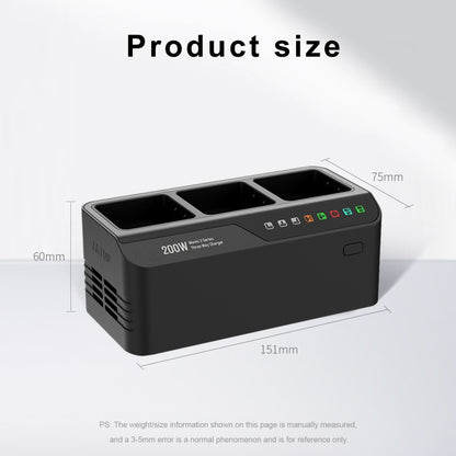 For DJI Mavic 3 Series LKTOP 200W 3-Channel Battery Charger EU Plug - free shipping - PMC Jewellery - Order now!