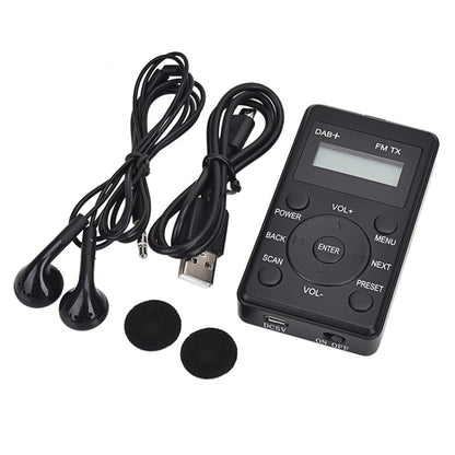 HanRongda HRD-100 Portable Digital Display DAB+ / DAB / FM Radio(Black) - free shipping - PMC Jewellery - Order now!