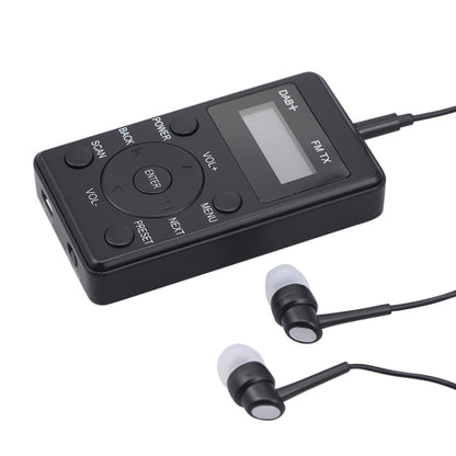 HanRongda HRD-100 Portable Digital Display DAB+ / DAB / FM Radio(Black) - free shipping - PMC Jewellery - Order now!