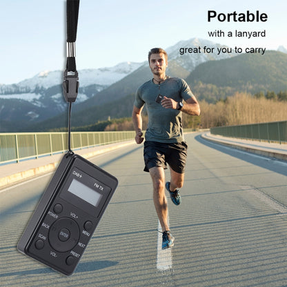 HanRongda HRD-100 Portable Digital Display DAB+ / DAB / FM Radio(Black) - free shipping - PMC Jewellery - Order now!
