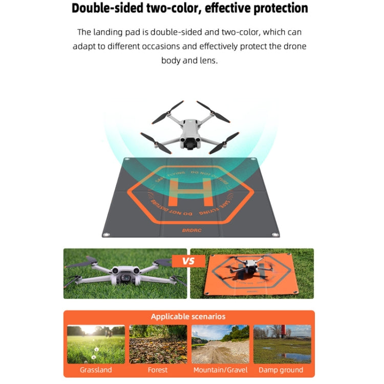 For DJI Mavic MINI 3PRO/AIR3/Avata BRDRC Drone Landing Pad, Size: 50x50cm - free shipping - PMC Jewellery - Order now!