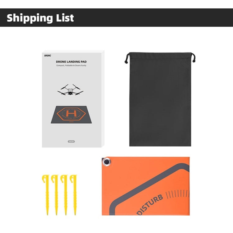 For DJI Mavic MINI 3PRO/AIR3/Avata BRDRC Drone Landing Pad, Size: 50x50cm - free shipping - PMC Jewellery - Order now!