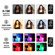 Pixel G1S Mini Outdoor RGB Color Fill Light Camera Small Desktop Lights(A Set)