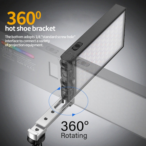Pixel G1S Mini Outdoor RGB Color Fill Light Camera Small Desktop Lights(A Set)