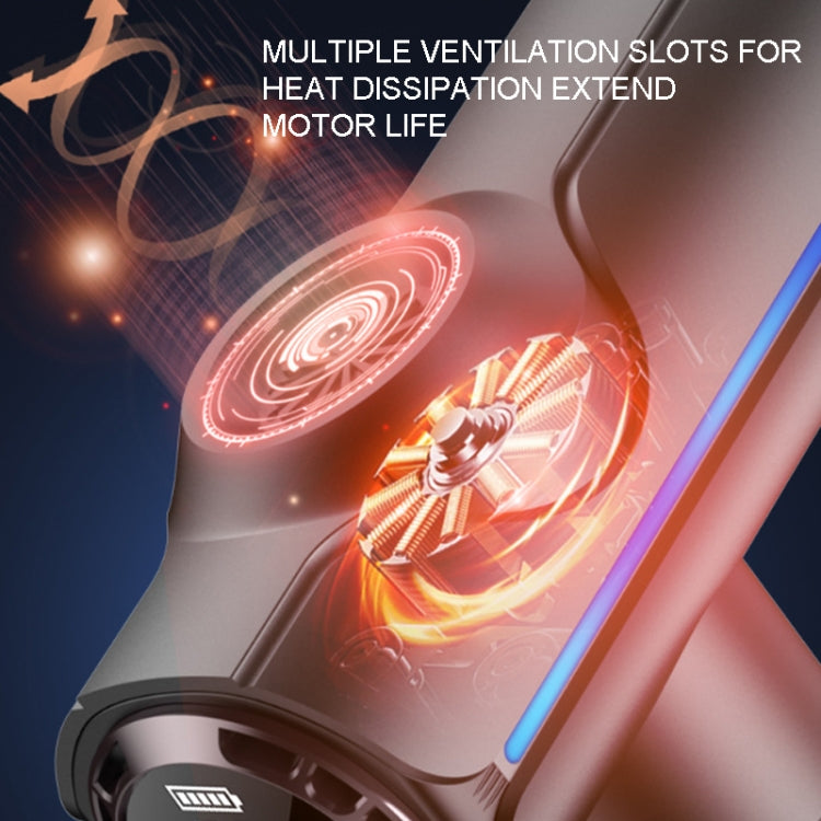 20-speed Touch Control Fascia Massager with 6 Massage Heads,CN Plug(Silver) - Massage gun & Accessories by PMC TechLife | Online Shopping South Africa | PMC TechLife | Buy Now Pay Later Mobicred