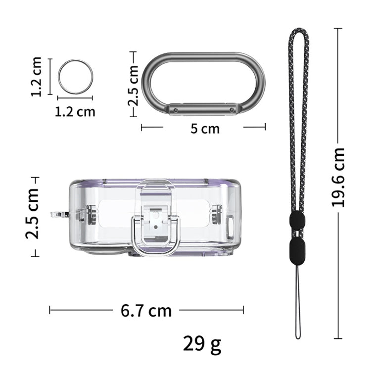 For Nothing Ear 2 Hollow Transparent Earphone Shockproof PC Case(D31)