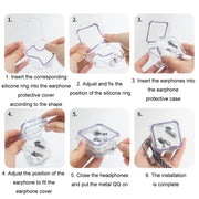 For Nothing Ear 2 Hollow Transparent Earphone Shockproof PC Case(D31)