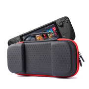 For Steam Deck Game Console Storage Bag Water-resistant and Drop-proof with Interlayer(Black)