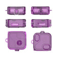 For Nothing Ear 2 Earphone Transparent Mirror PC Case(Transparent Purple) - Other Earphone Case by PMC TechLife | Online Shopping South Africa | PMC TechLife | Buy Now Pay Later Mobicred