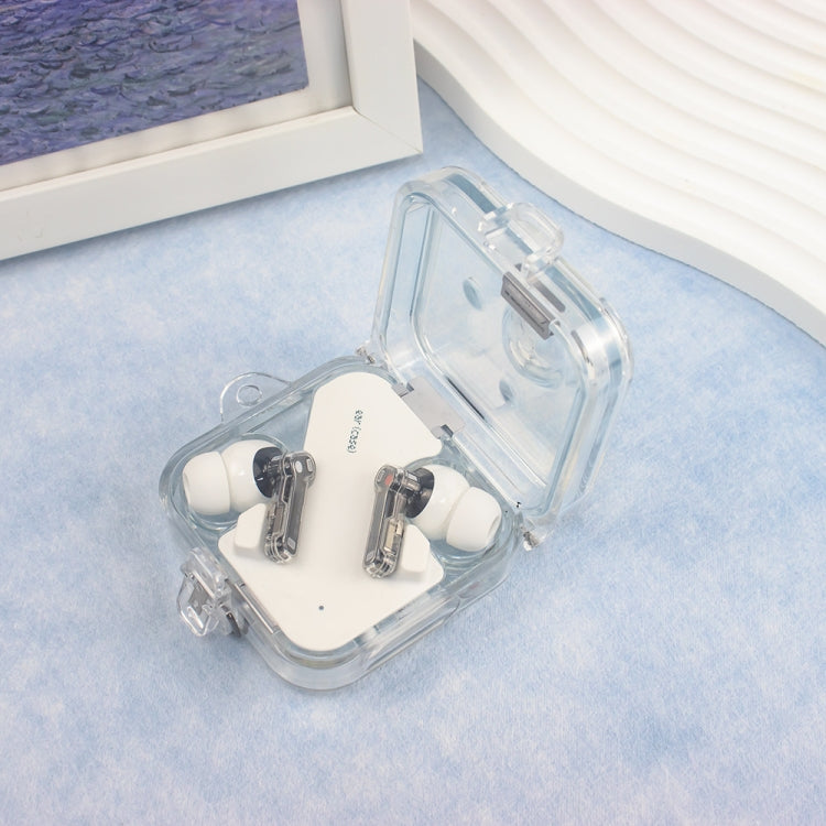 For Nothing Ear 2 Earphone Transparent Mirror PC Case(Transparent Purple)