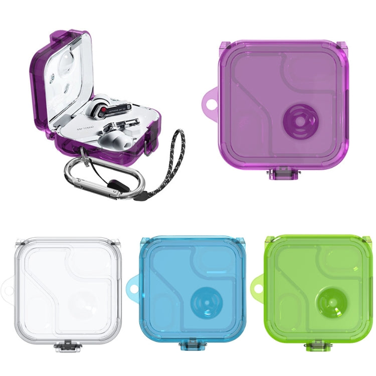 For Nothing Ear 2 Earphone Transparent Mirror PC Case(Transparent Purple)