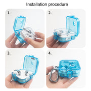For Nothing Ear 2 Earphone Transparent Mirror PC Case(Transparent Purple)