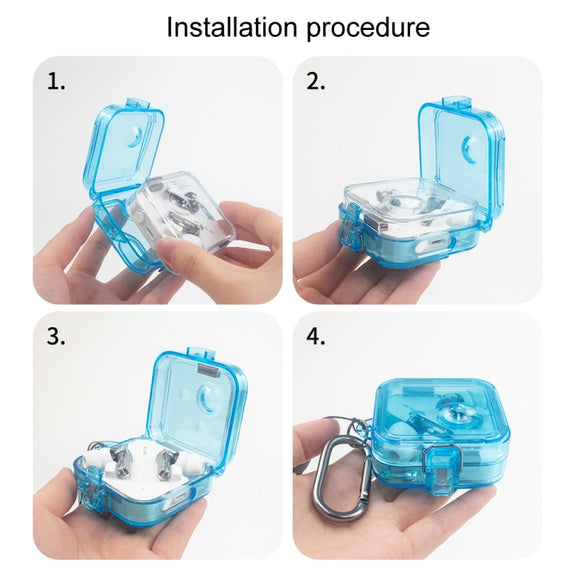 For Nothing Ear 2 Earphone Transparent Mirror PC Case(Transparent Purple)