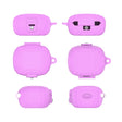 For EarFun Air Pro 3 Silicone Earphone Dustproof Storage Case(Light Purple) - Other Earphone Case by PMC TechLife | Online Shopping South Africa | PMC TechLife