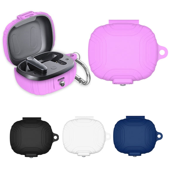 For EarFun Air Pro 3 Silicone Earphone Dustproof Storage Case(Black)