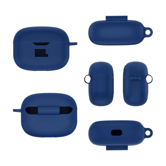 For JBL Vibe Beam Headphone Silicone Water-resistant Dustproof Protective Case(Blue)
