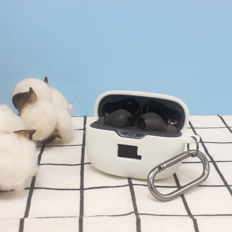 For JBL Vibe Beam Headphone Silicone Waterproof Dustproof Protective Case(Light Purple) - JBL Earphone Case by PMC TechLife | Online Shopping South Africa | PMC TechLife