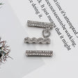 3pcs/set Smart Watch Silicone Strap Buckle Decoration Ring(Silver) - free shipping - PMC TechLife - Order now!