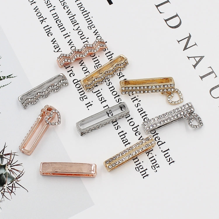 3pcs/set Smart Watch Silicone Strap Buckle Decoration Ring(Rose Gold) - free shipping - PMC TechLife - Order now!