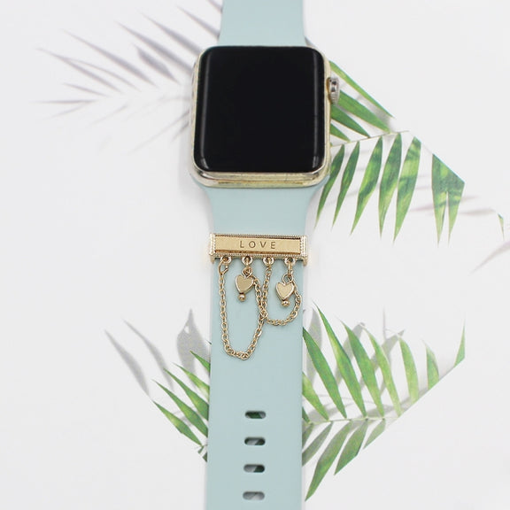 Watch Silicone Watch Band Decoration Ring Diamond Series Decoration Buckle(2)