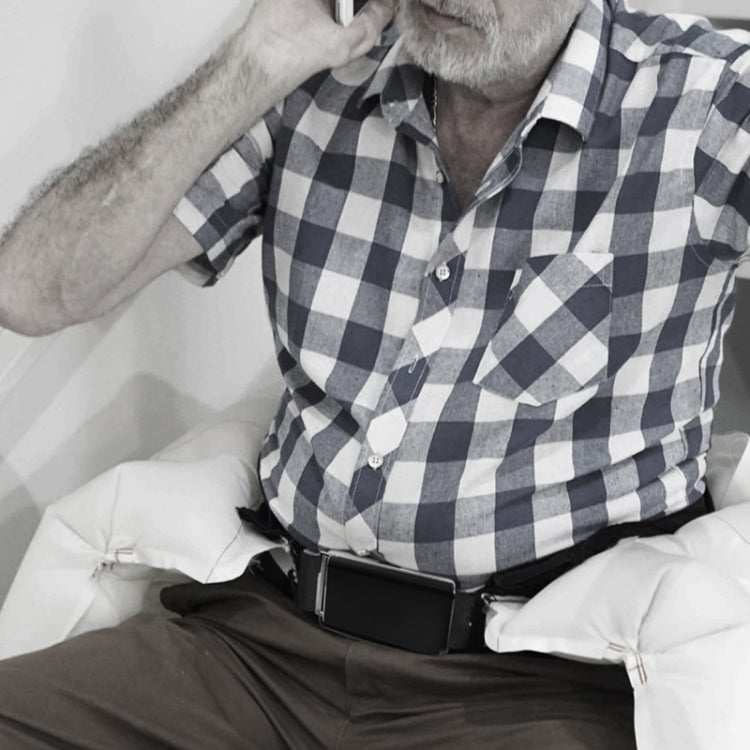 Multifunctional Smart Belt Buckle Elderly Anti-Lost GPS Tracker, Color: Silver - free shipping - PMC TechLife - Order now!