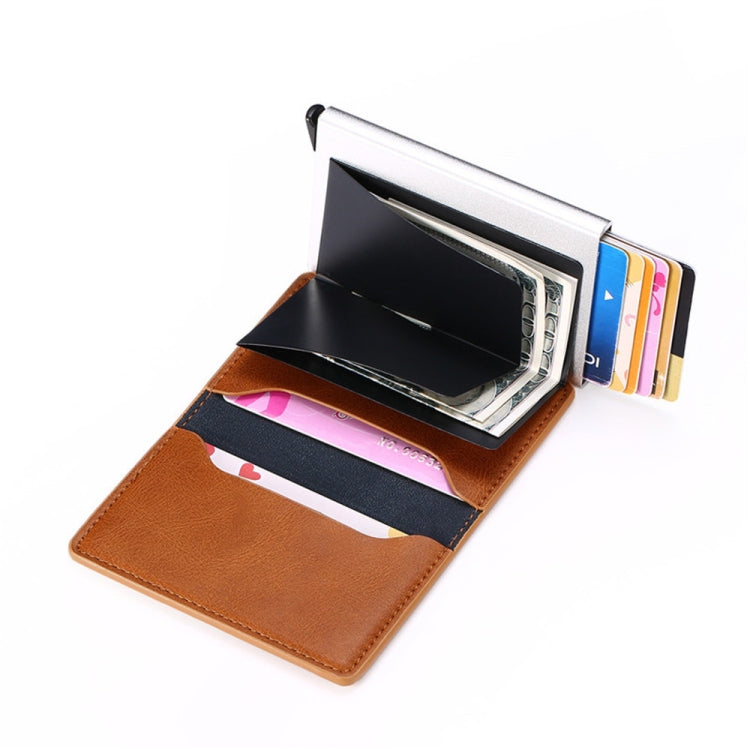 HUMERPAUL RFID Anti-Magnetic Automatic Card Set Credit Card Box Coin Bag(Carbon Fiber) - free shipping - PMC TechLife - Order now!