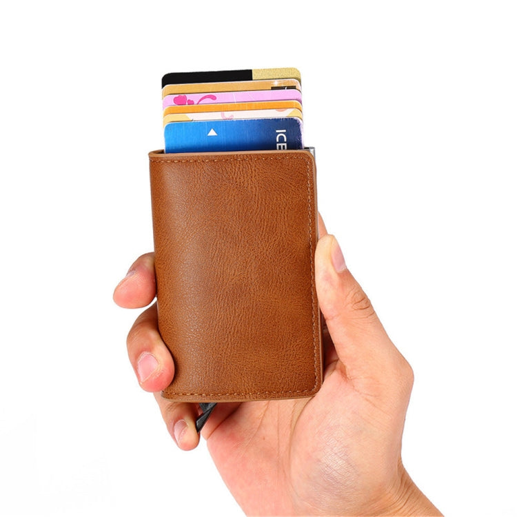 HUMERPAUL RFID Anti-Magnetic Automatic Card Set Credit Card Box Coin Bag(Carbon Fiber) - free shipping - PMC TechLife - Order now!