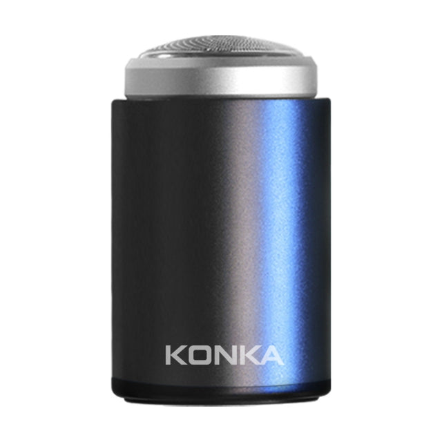 KONKA Mini Portable Razor Outdoor Water-resistant Men Razor, Color: Black