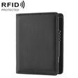 RFID Anti-Theft Short Wallet Automatic Pop-Up Aluminum Alloy Antimagnetic Card Holder(Black) - Antimagnetic RFID Package by PMC TechLife | Online Shopping South Africa | PMC TechLife | Buy Now Pay Later Mobicred