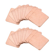 20pcs Laptop Cooling Copper Heat Sink Thermal Conductive Tabs Cell Phone Computer Graphics Card Heat Sinks 15x15x0.1mm