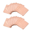 20pcs Laptop Cooling Copper Heat Sink Thermal Conductive Tabs Cell Phone Computer Graphics Card Heat Sinks 20x20x1.0mm - Others by PMC TechLife | Online Shopping South Africa | PMC TechLife