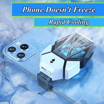 Mobile Phone Universal Radiator With Two Speed Ultra Long Battery Life Charging Model Black - free shipping - PMC Jewellery - Order now!