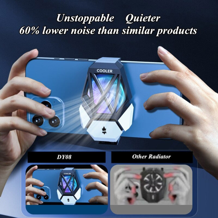 Mobile Phone Universal Radiator With Two Speed Ultra Long Battery Life Charging Model Black - free shipping - PMC Jewellery - Order now!