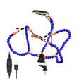 Phone PCB Circuit Board Repair Fixed Folder Welding Assisted DIY Model Clamping Tool, Style: 5 Claws+Magnifying Glass Lamp (Blue) - Others by PMC TechLife | Online Shopping South Africa | PMC TechLife | Buy Now Pay Later Mobicred