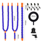 Phone PCB Circuit Board Repair Fixed Folder Welding Assisted DIY Model Clamping Tool, Style: 5 Claws (Blue)