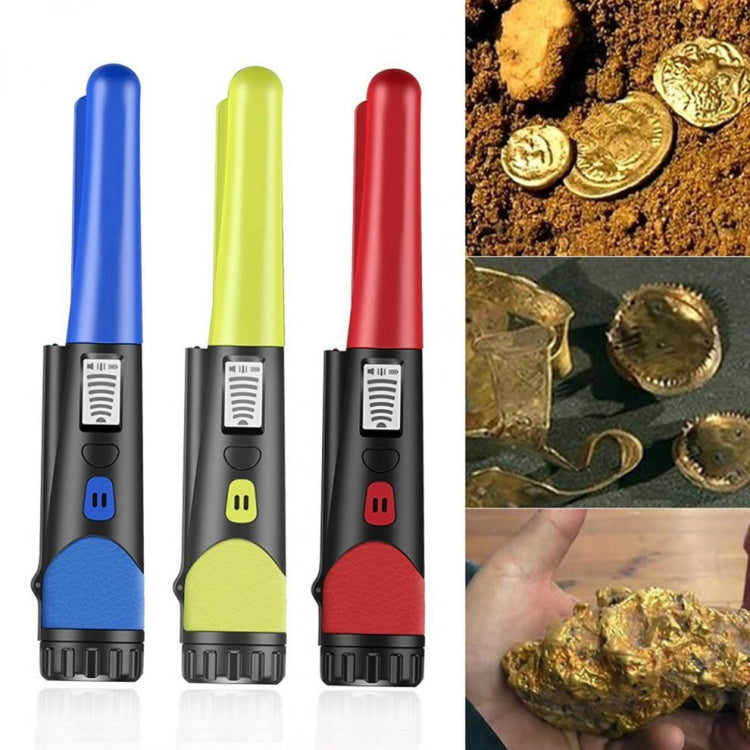Handheld Metal Detector LCD Display Gold Treasure Hunter with Flashlight(Blue) - Metal Detector by PMC TechLife | Online Shopping South Africa | PMC TechLife | Buy Now Pay Later Mobicred